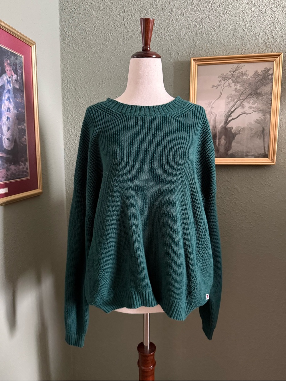 Tommy Hilfiger Deep Green Crewneck Sweater